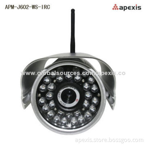 CCTV Surveillance Wireless Waterproof IR IP Camera with IR-cut, Supports Wi-Fi Connection